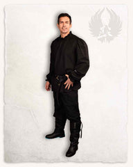 Late Renaissance Shirt Bastian, black