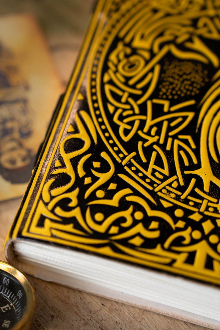 Leather book Celtic tree of life