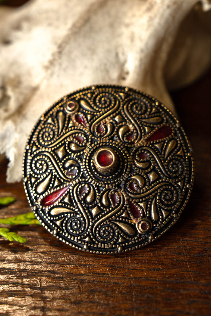 Celtic brooch Auvers Sur Oise, bronze