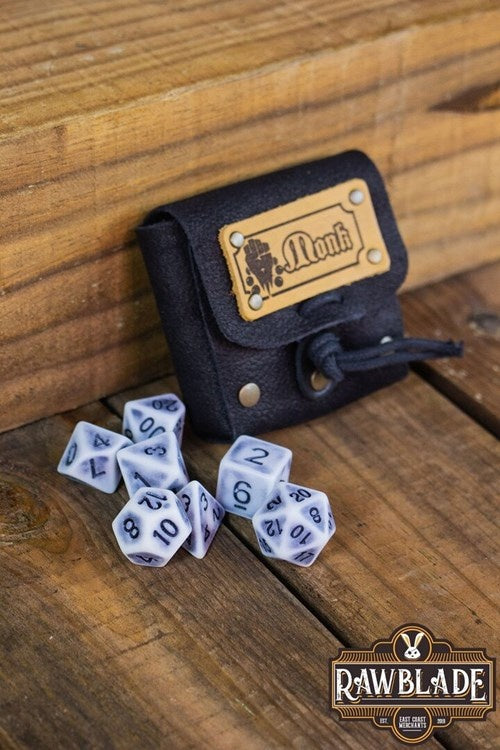 Dice bag with dice set, Monk