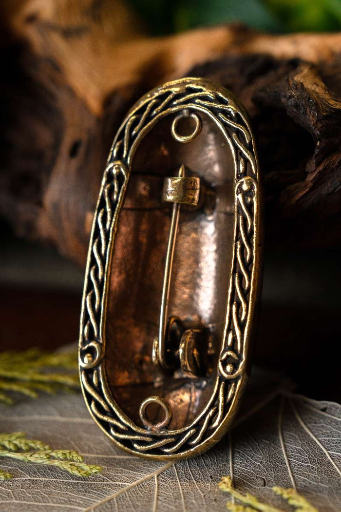 Viking tortoise brooch sun crosses, bronze, price per piece