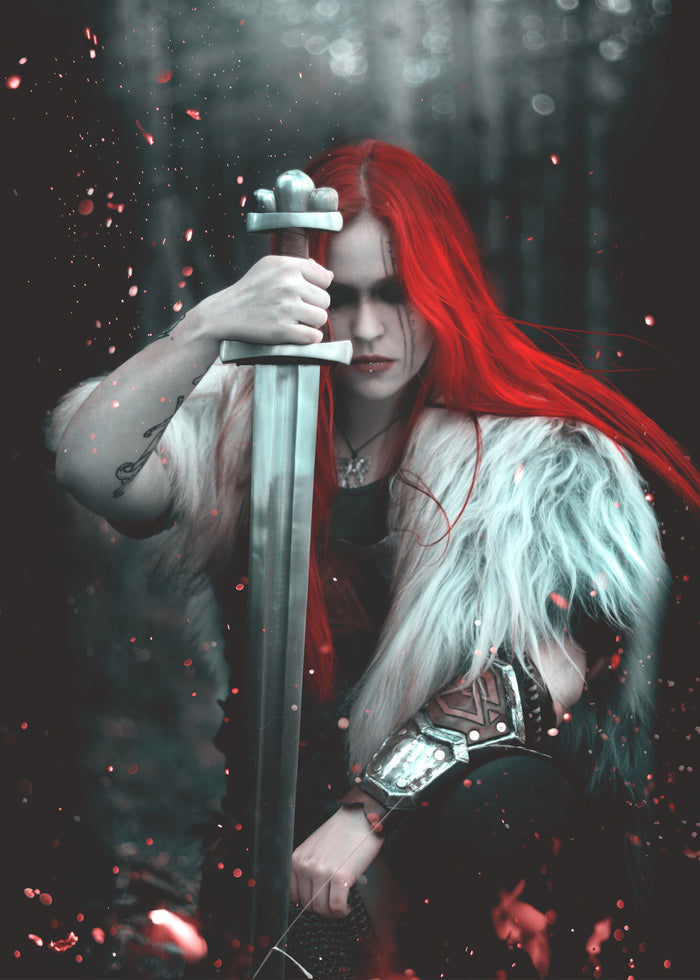 10th century Viking sword Petersen type S, blunt (battle-ready)