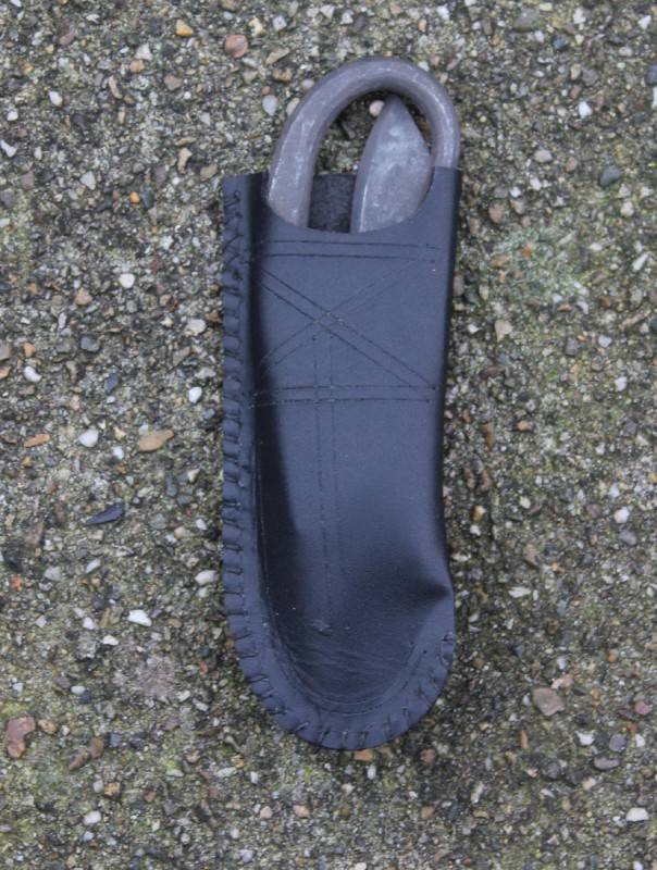 Folding knife, semi-sharp