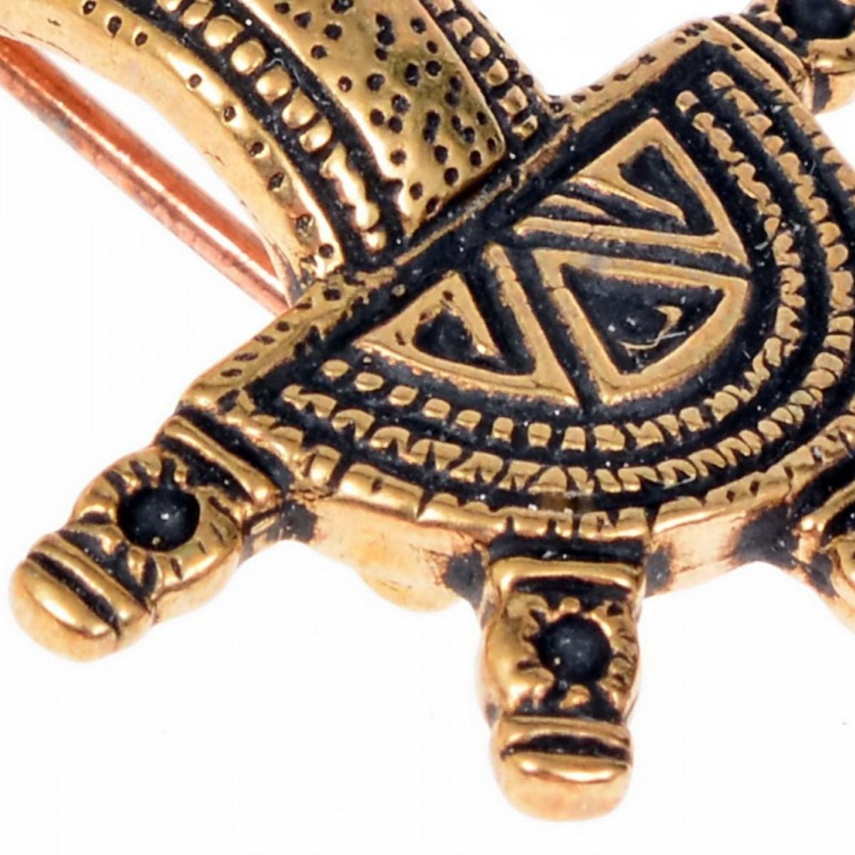 Germanic fibula type Hahnheim, bronze