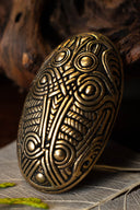 Wikińska brosza tarczowa Dorestad, brąz, cena za sztukę