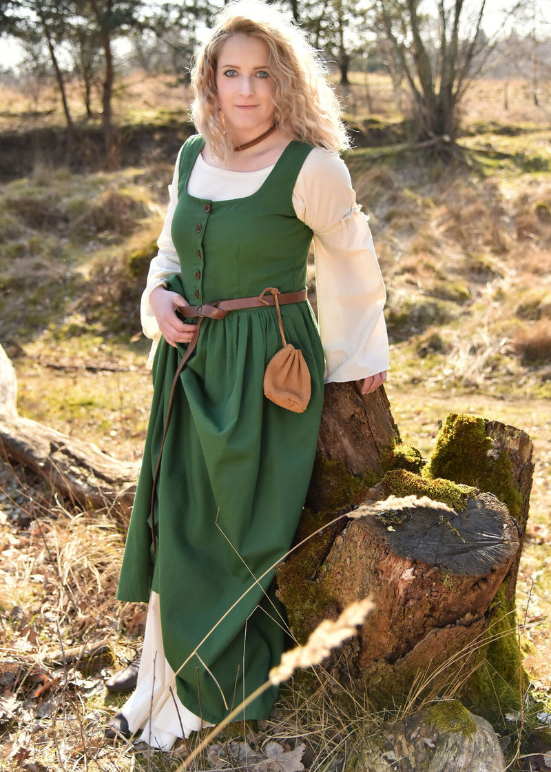 Kirtle medievale Lene, verde
