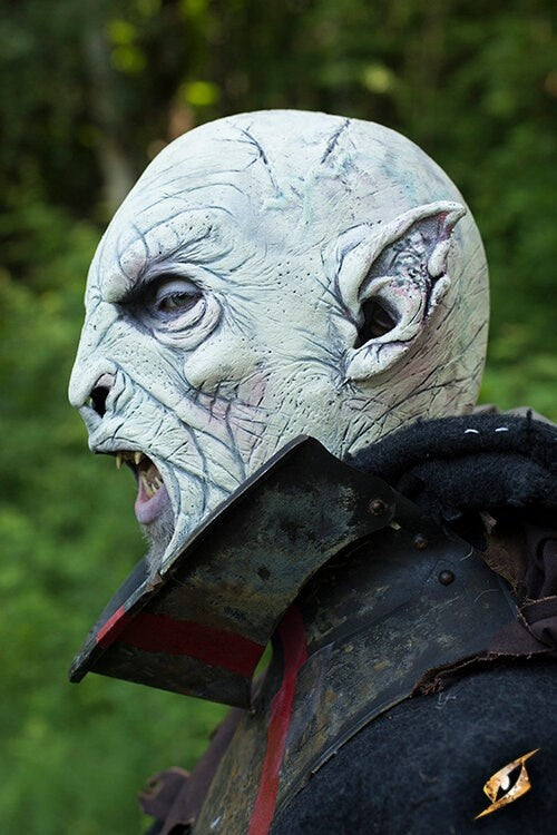Mask white Orc