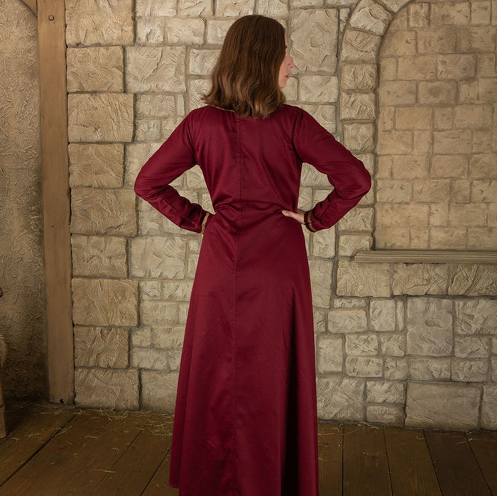 Medieval dress Heloise, red
