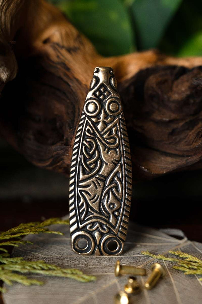 Anglo-Saxon belt end Trewhiddle