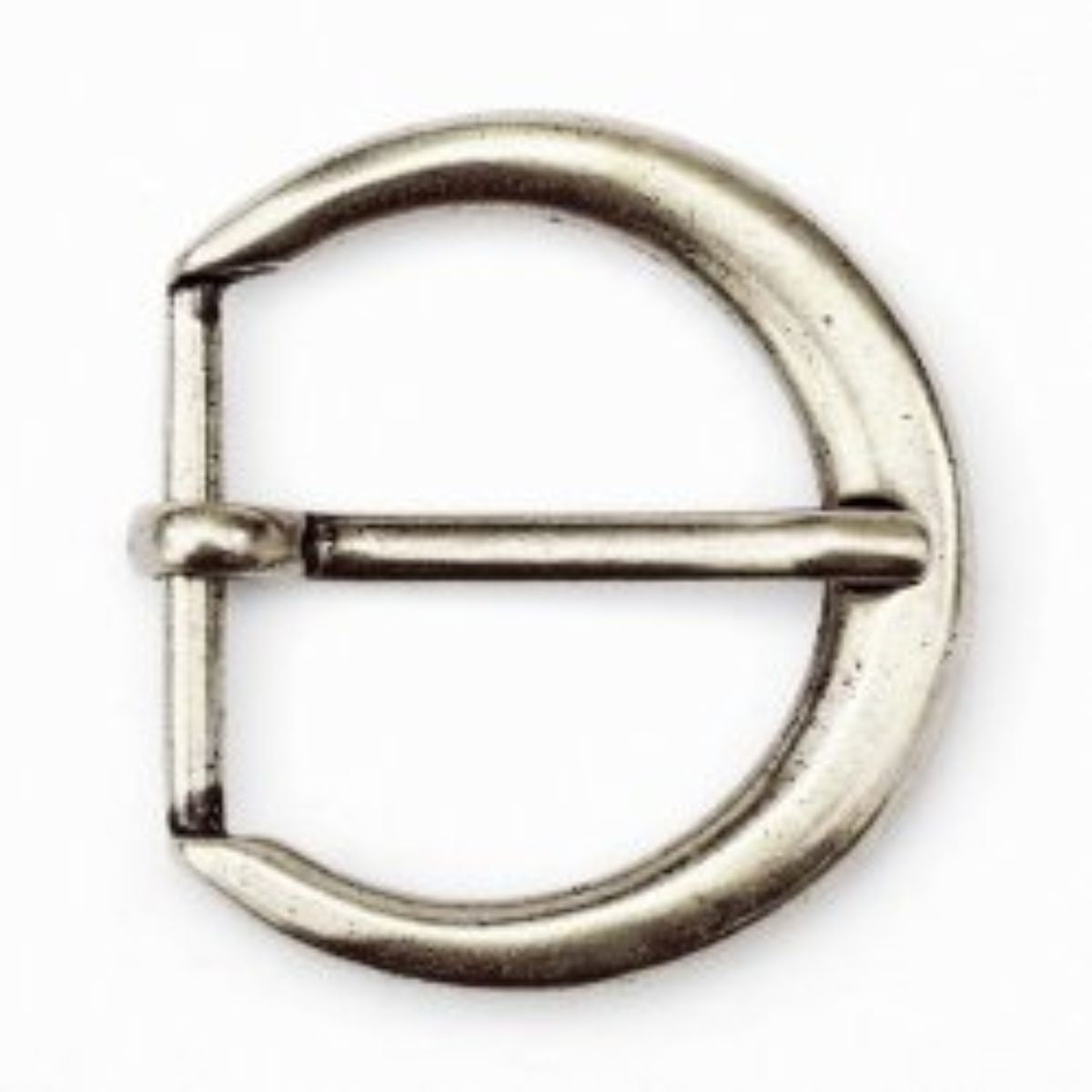 Belt buckle, 16th century, silvered zamak