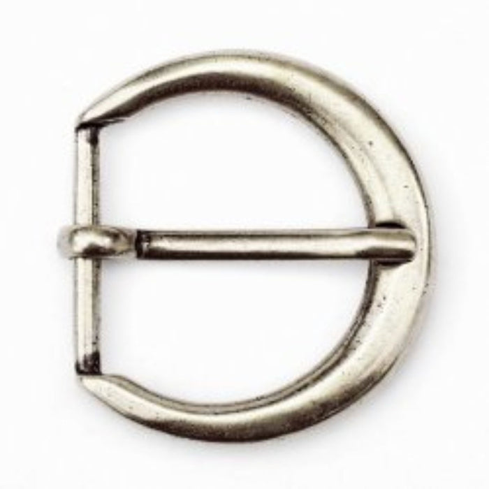 Belt buckle, 16th century, silvered zamak