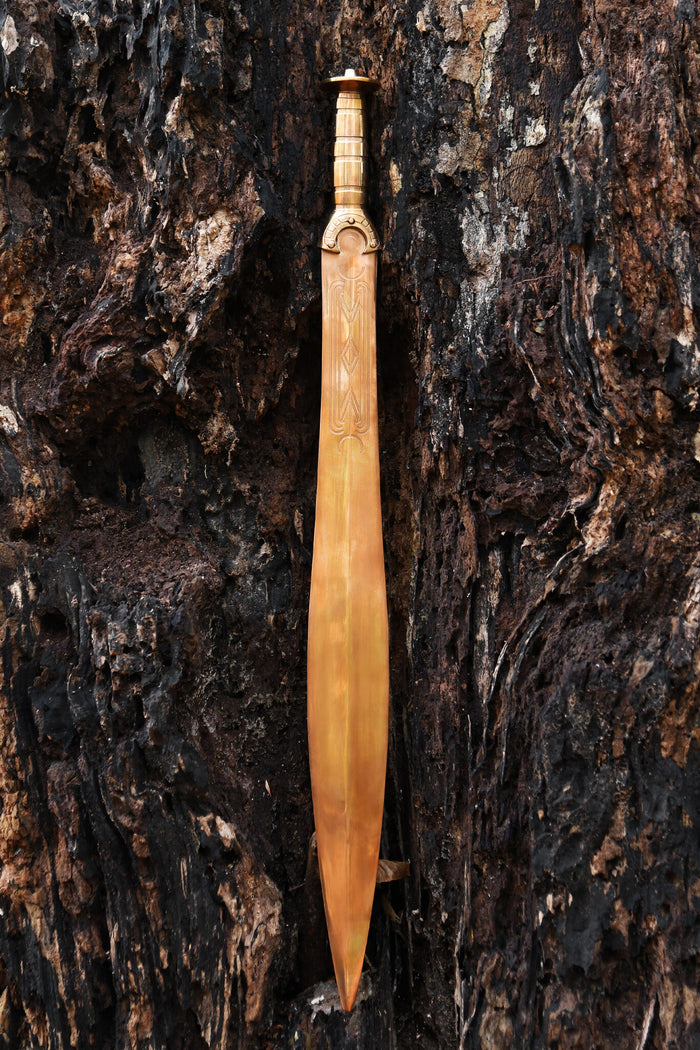 Bronze Age sword Denmark, semi-sharp