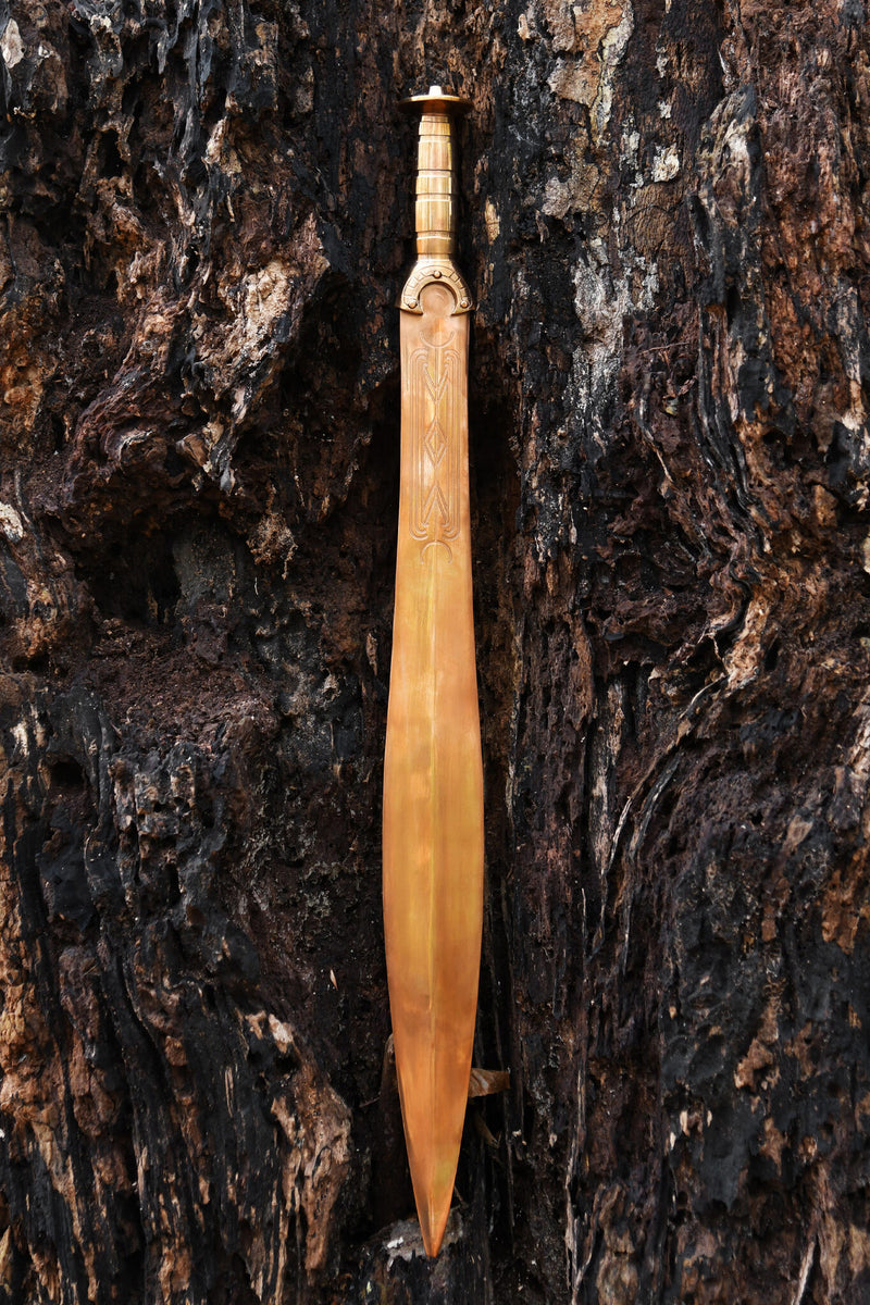 Spada dell’Età del Bronzo danese, semi-affilata