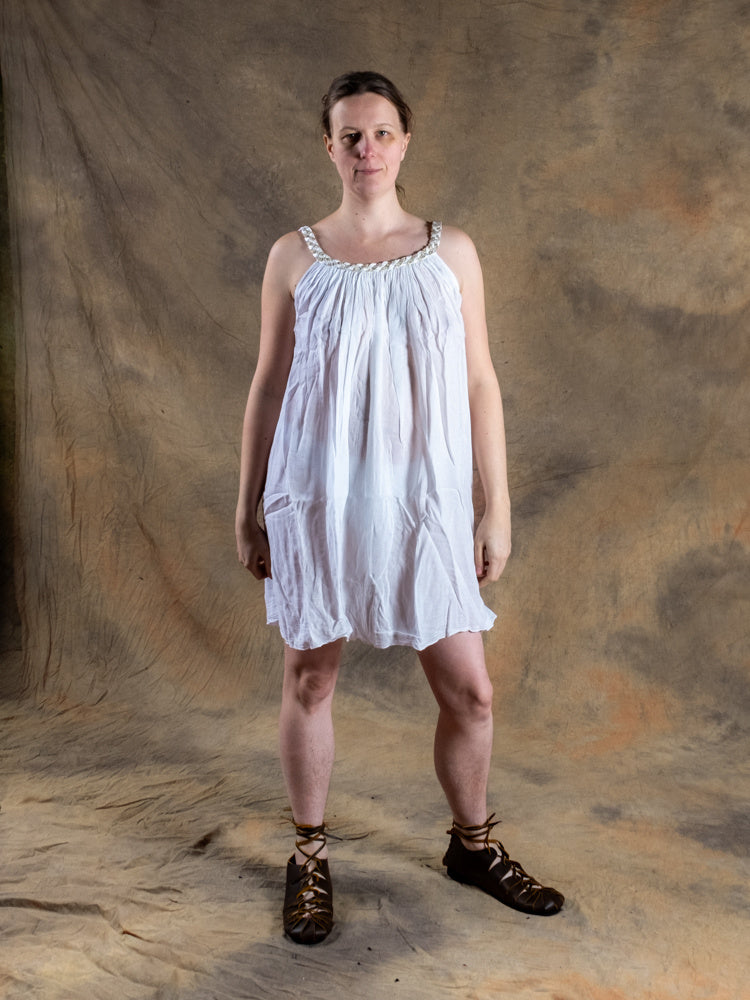 Goddess Dress Artemis, short, white
