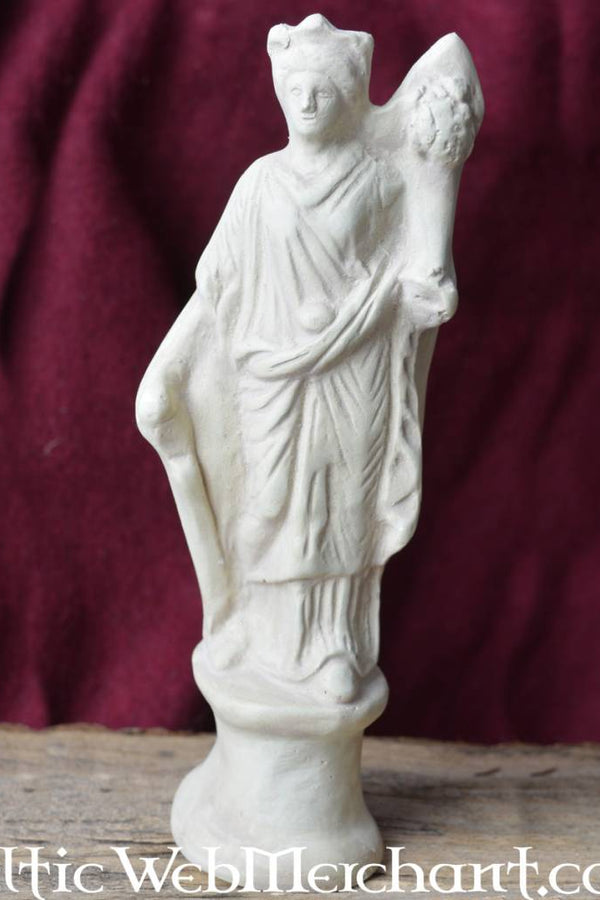 Roman votive statue goddess Fortuna