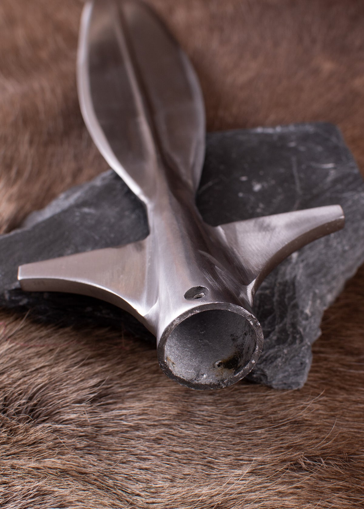 Leaf-Shaped Winged Spearhead, approx. 43.5 cm, semi-sharp