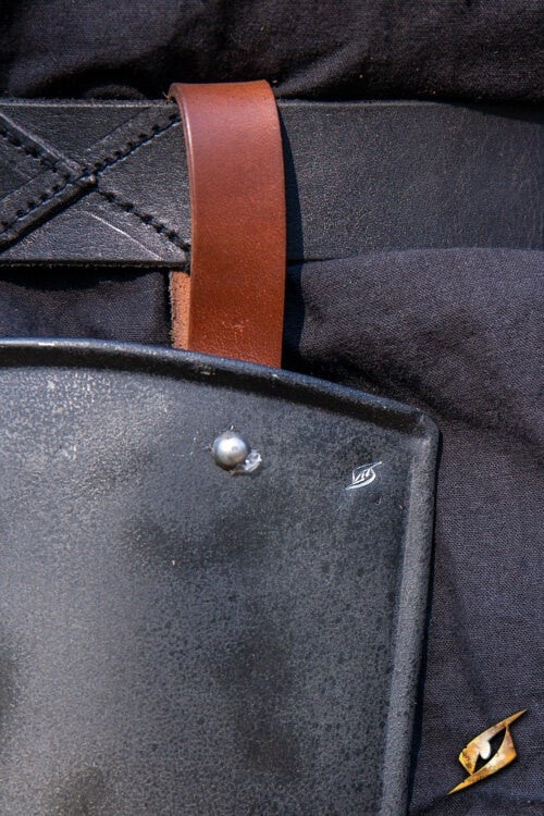 Tassets Scout, blackened, 1 mm