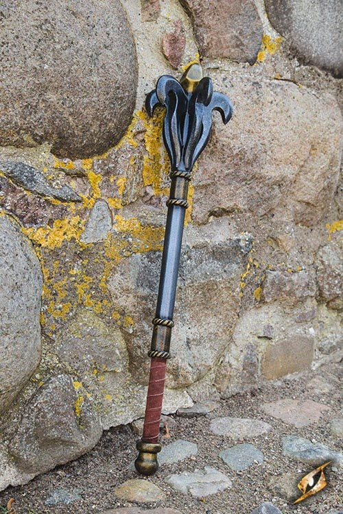LARP mace fleur de lys