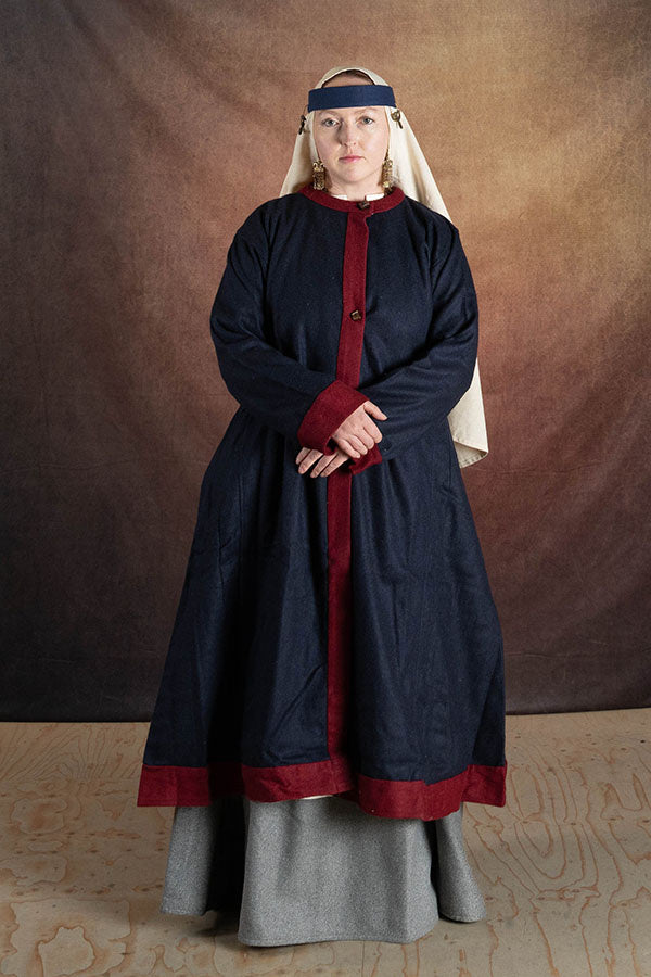 Rusvik Wikinger Jacke Kseniya, blau, Wollmix