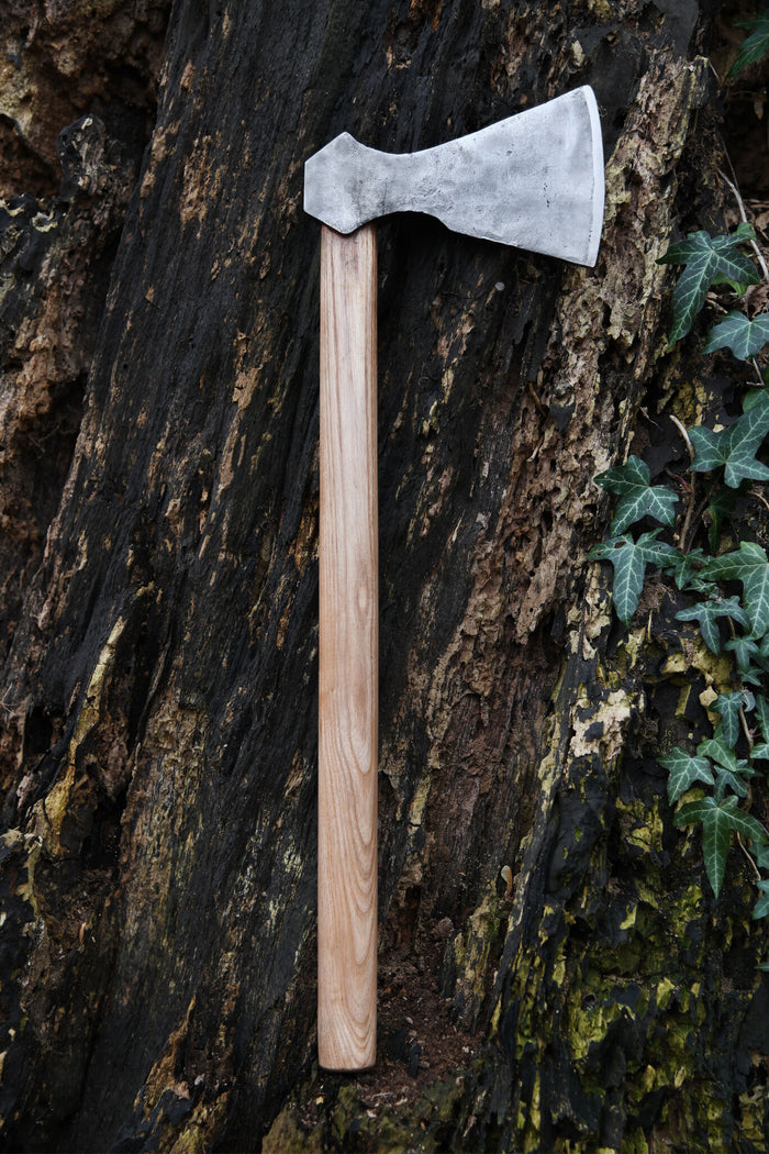 Viking Axe, Hand-Forged Steel, Type F, semi-sharp