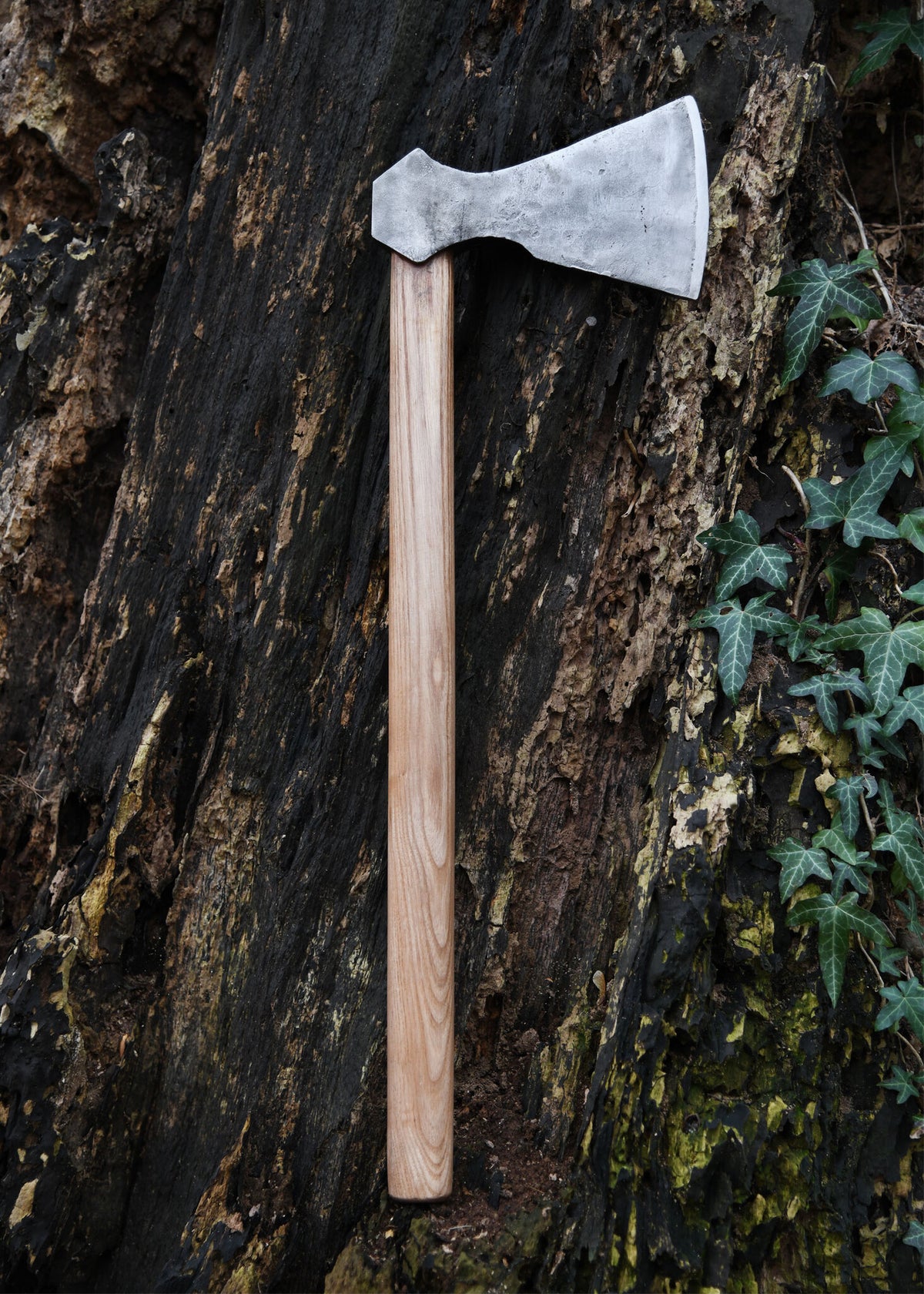 Viking Axe, Hand-Forged Steel, Type F, semi-sharp