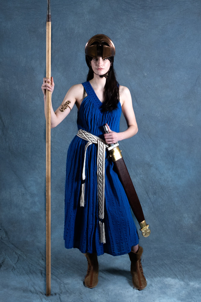 Goddess dress Hera, blue