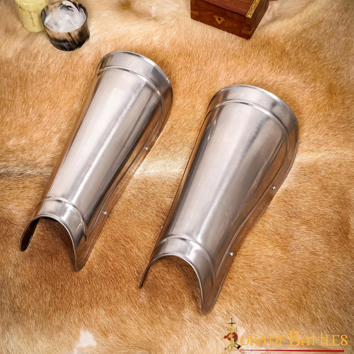 Milanese greaves, lower leg armour, 1.6 mm