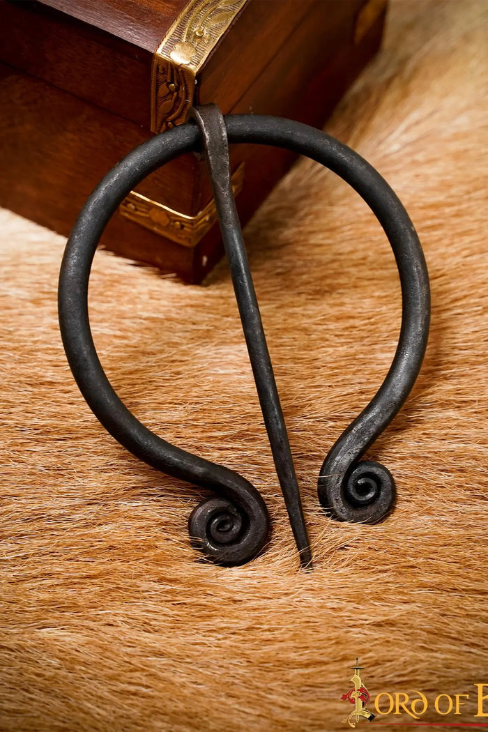 Horseshoe fibula with spirals, iron