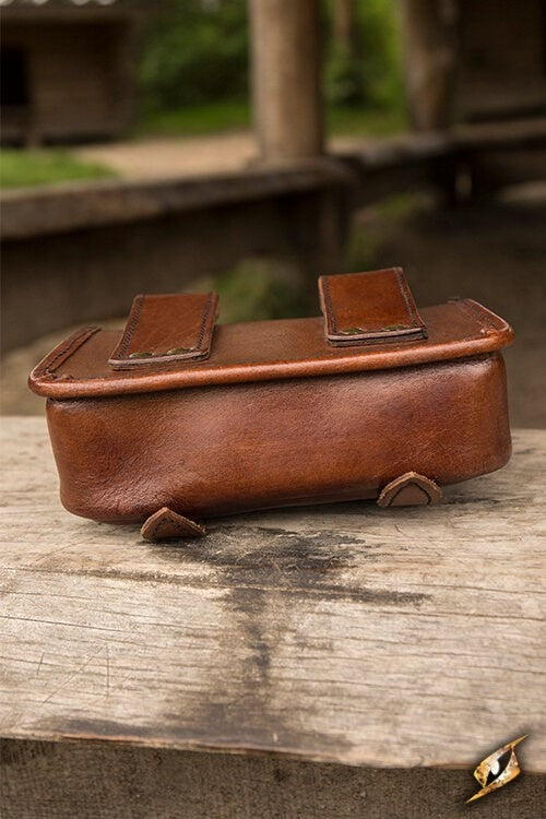 Leather belt bag Niccola, brown