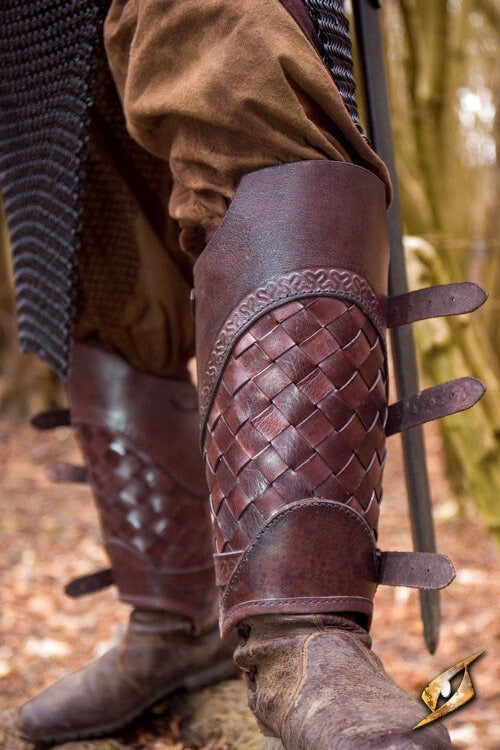 Ranger leather greaves