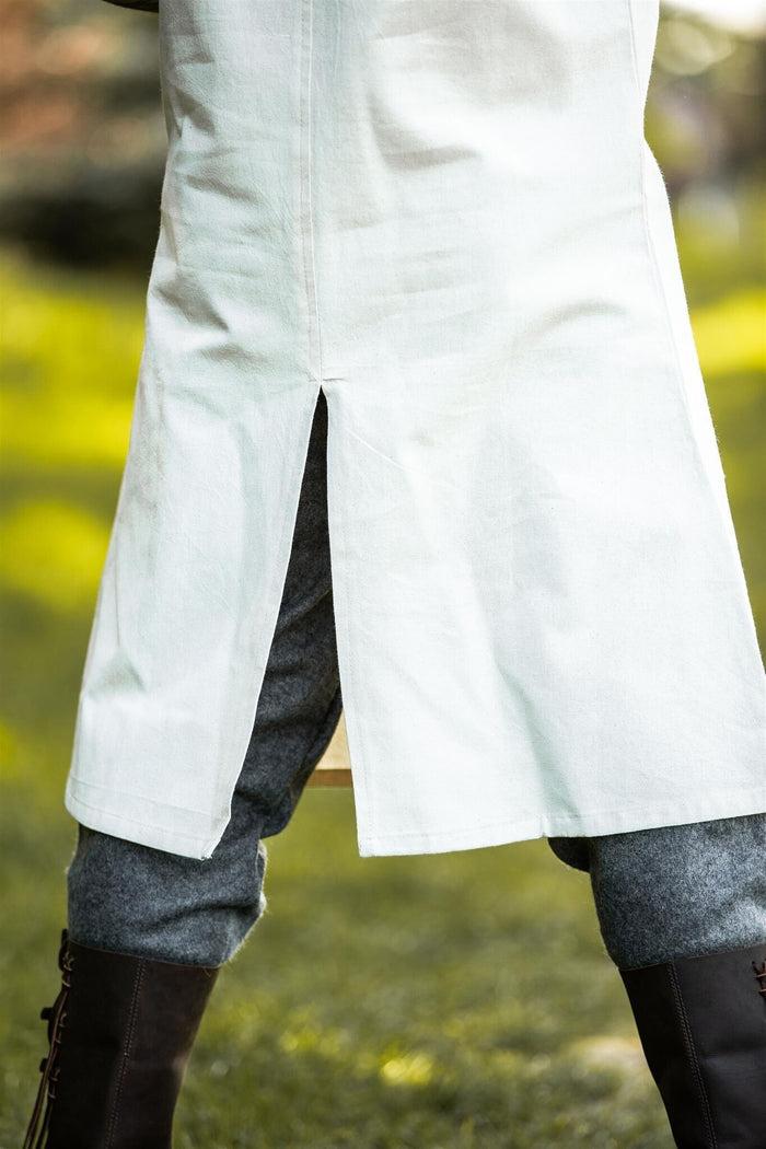 Celtic tunic, short sleeves, cream