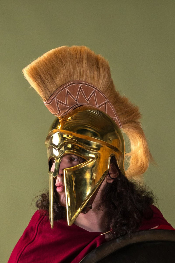 Corinthian helmet with crest, 1.3 mm