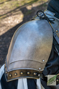 LARP medieval knight spaulders