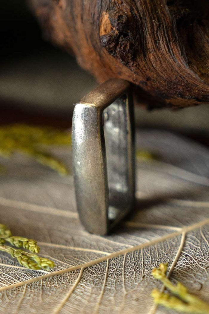 Belt loop, silvered, 2 cm belts