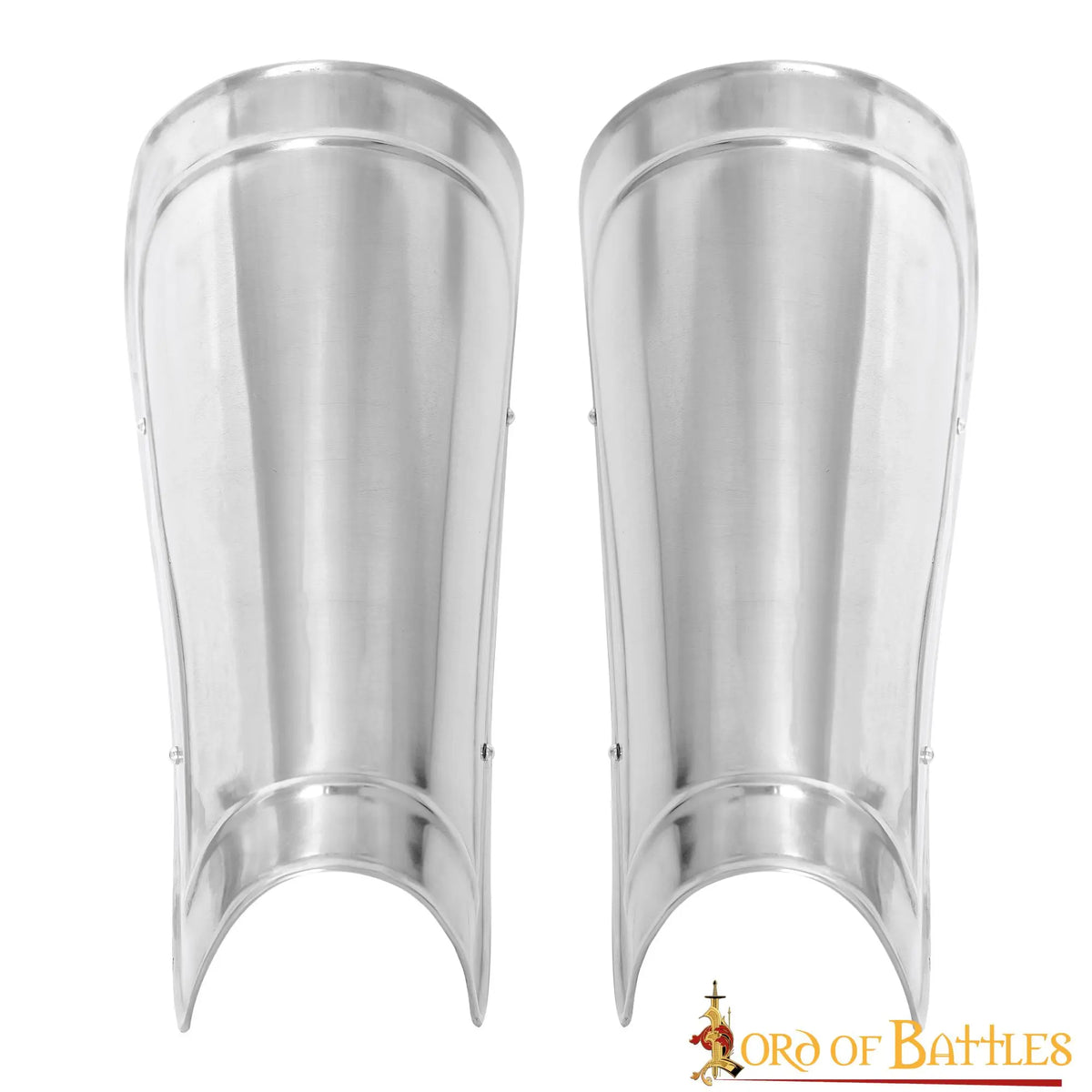 Milanese greaves, lower leg armour, 1.6 mm