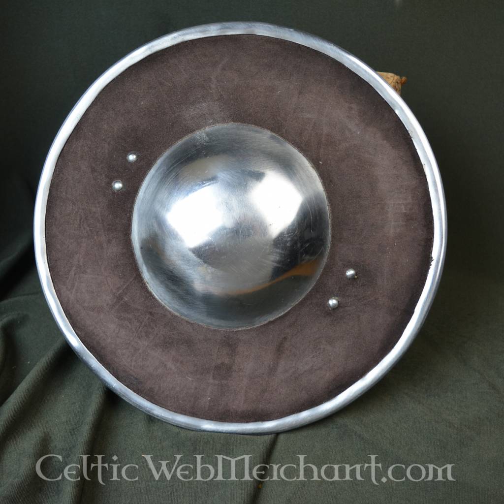 Buckler with leather covering, type IA, size S, 2 mm (battle-ready)