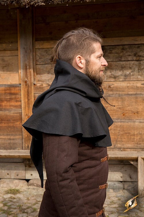 Medieval chaperon Walt, black