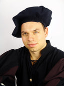 Cotton beret, brown