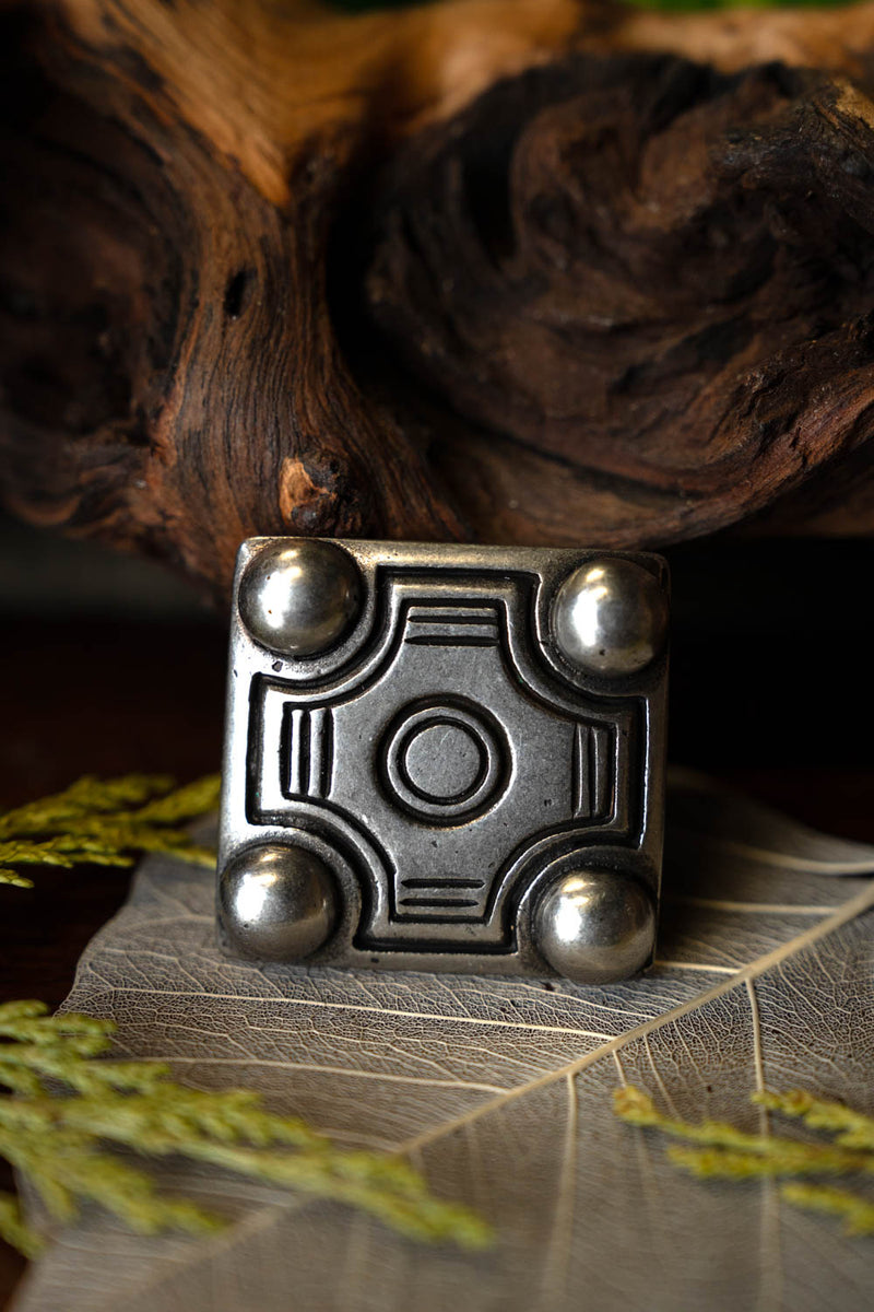 Guarnizione di cintura alemanna di Balingen, argentata