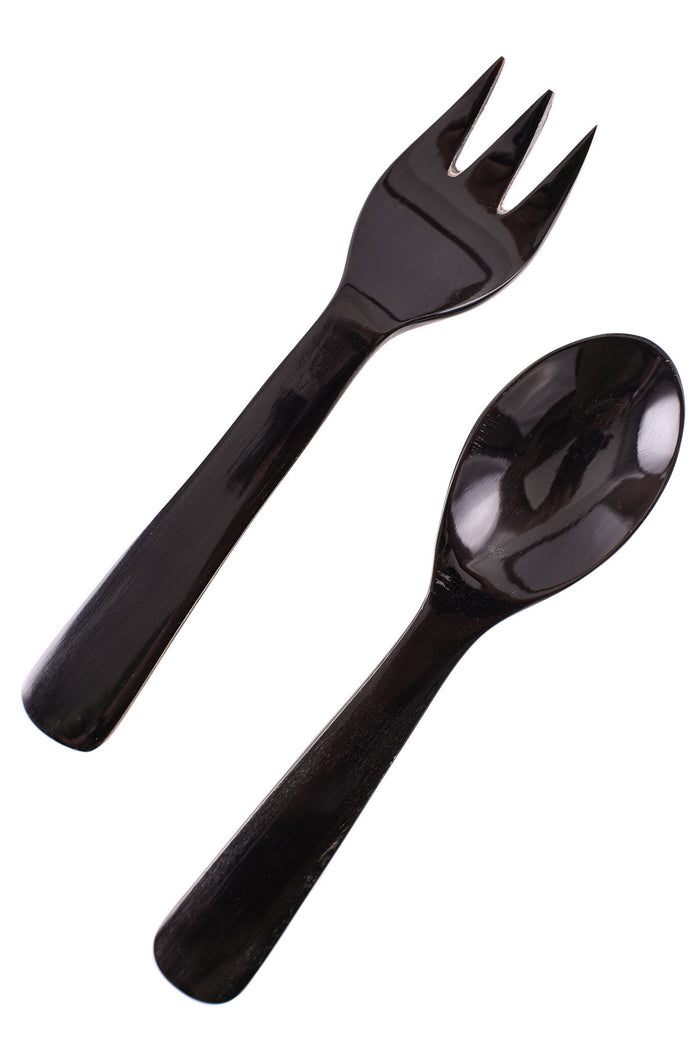Horn cutlery set