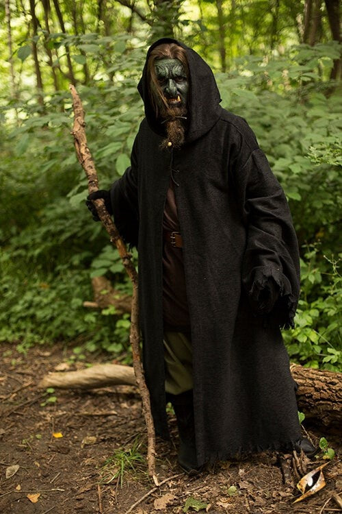 Mantel Azog, schwarz