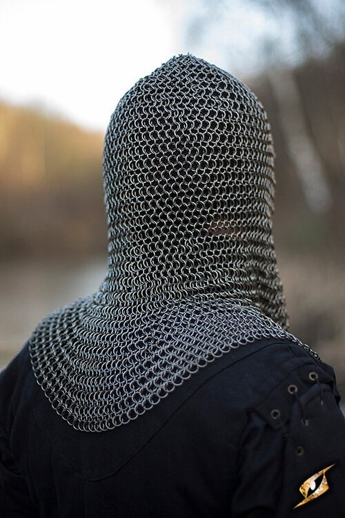 Chainmail coif Alaric, 9 mm