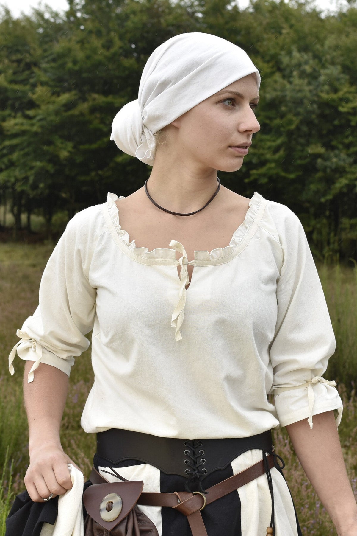 Renaissance blouse Anne, natural