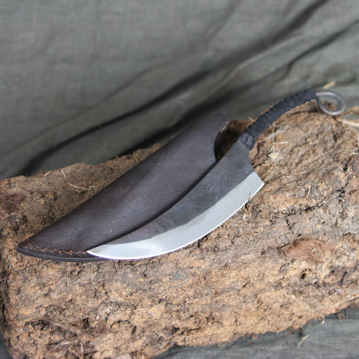 Celtic knife Glen, M, stainless steel, semi-sharp