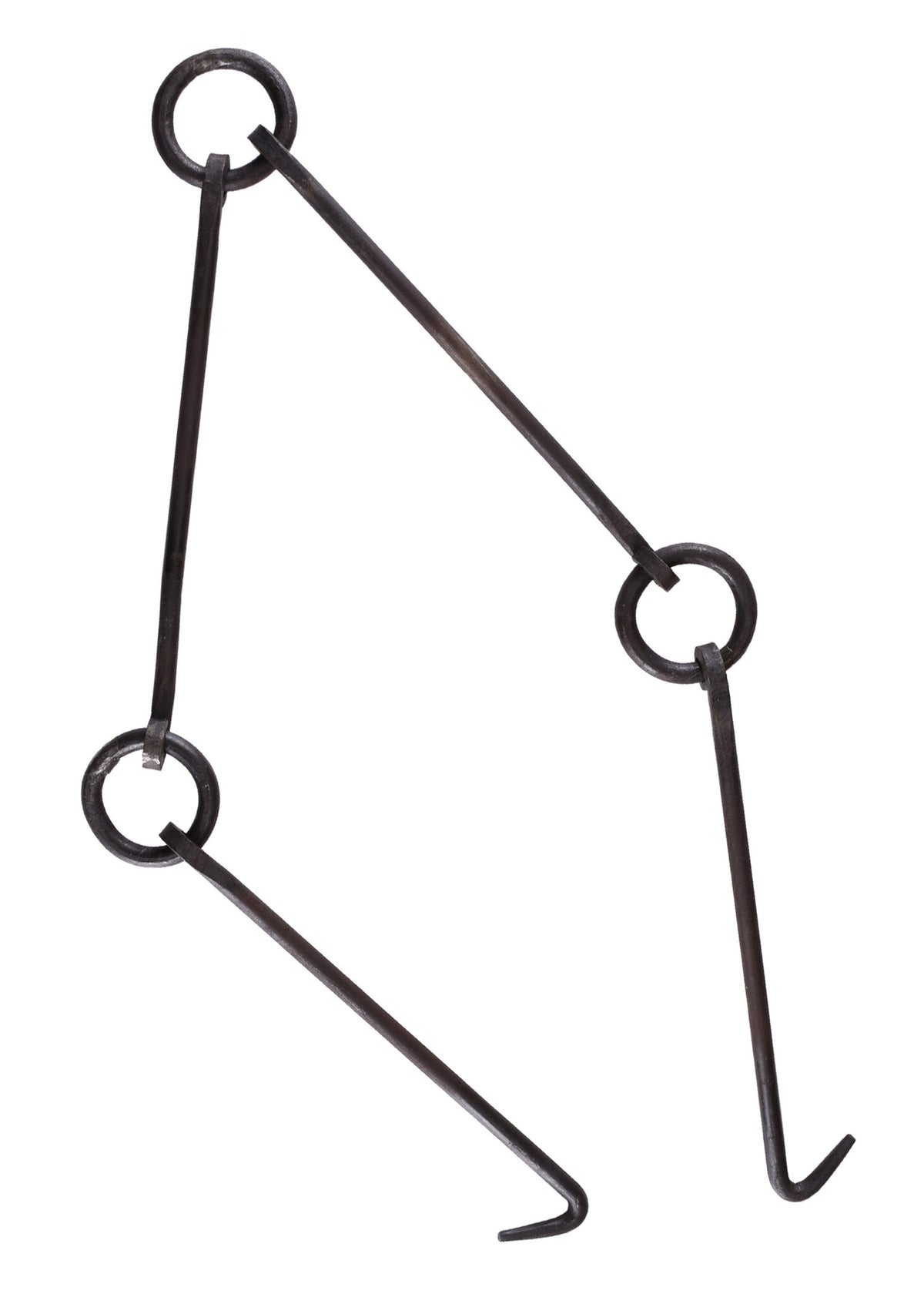 Hand-forged chain for pans