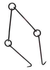 Hand-forged fire chain