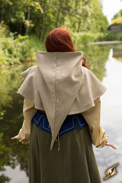 Medieval chaperon Erhard, beige