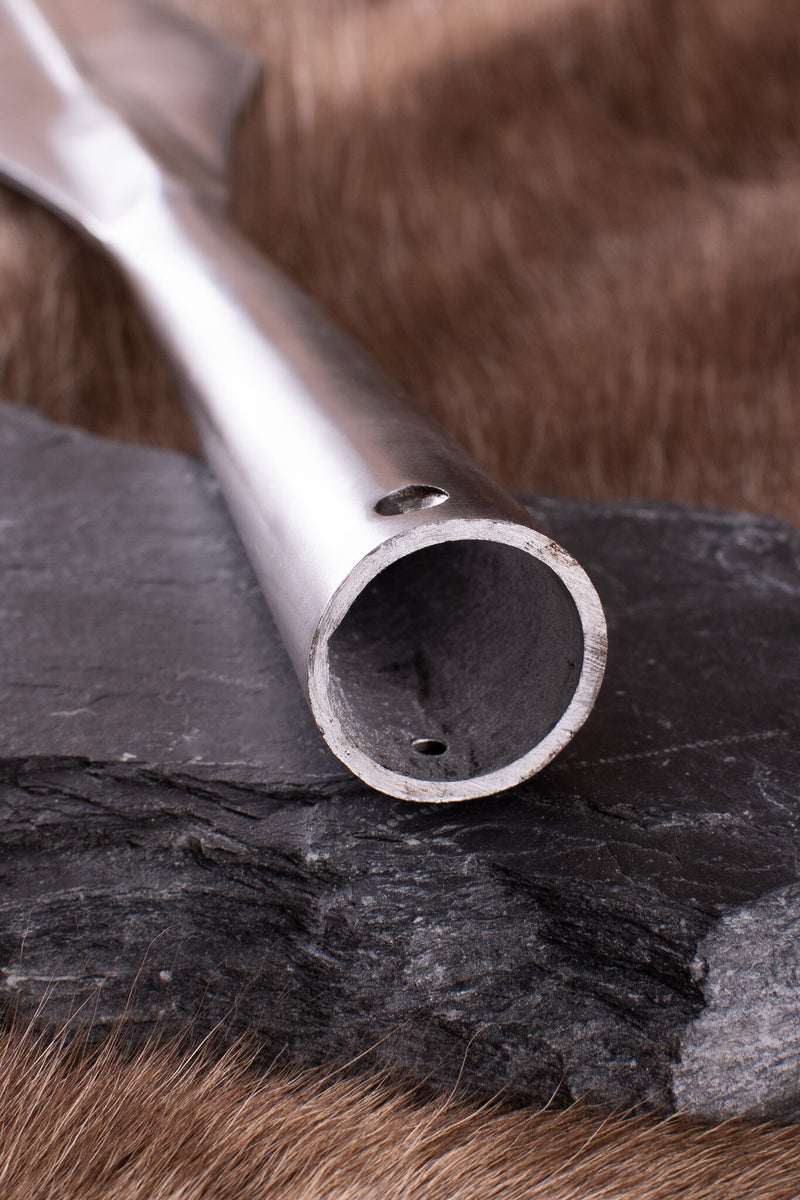 Stor medeltida spjutspets, ca 52 cm, halvscharp