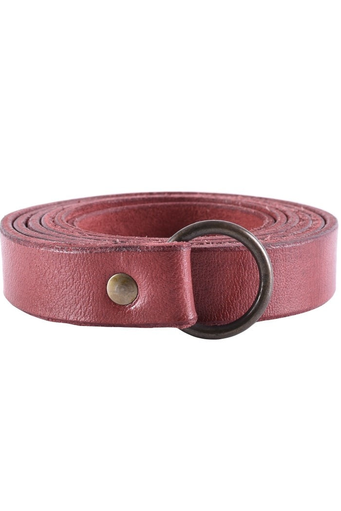Ring belt 160 cm, red