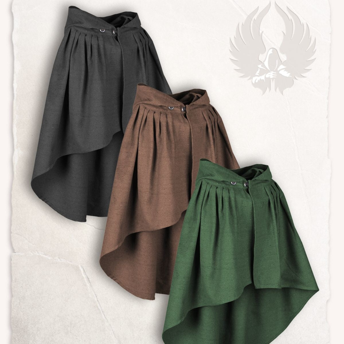 Children's cloak Niko, black